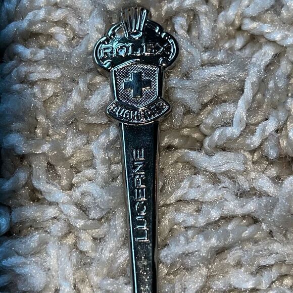 Rolex Watches Bucherer of Switzerland Vintage Lucerne Lion Cross Silver Plate Sp - Picture 3 of 8